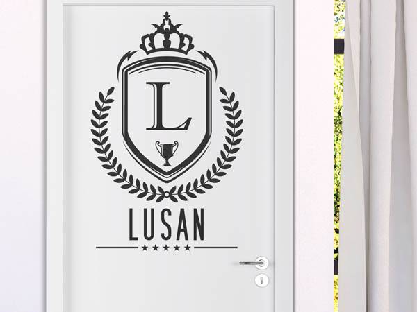 Wandtattoo Lusan Wappen