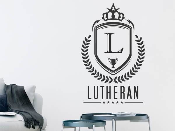 Wandtattoo Lutheran Wappen