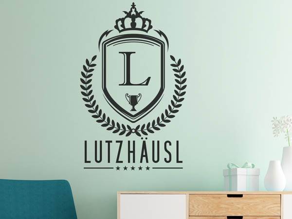 Wandtattoo Lutzhäusl Wappen