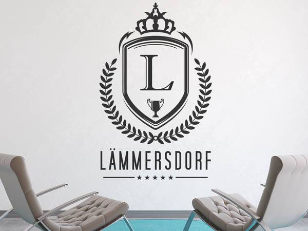 Wandtattoo Lämmersdorf Wappen