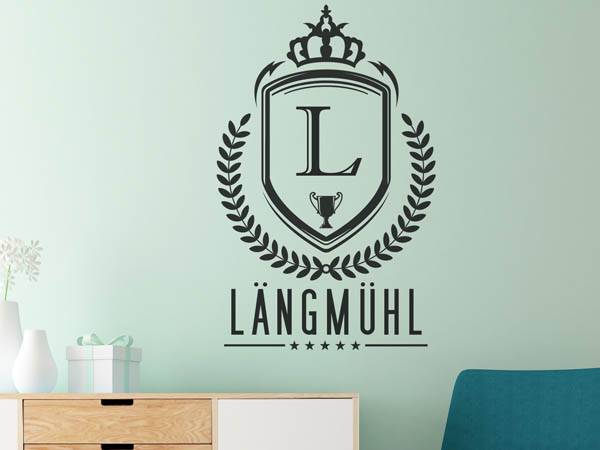 Wandtattoo Längmühl Wappen