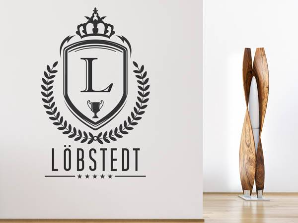 Wandtattoo Löbstedt Wappen