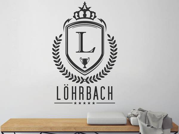Wandtattoo Löhrbach Wappen