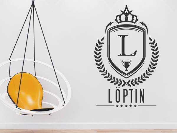 Wandtattoo Löptin Wappen