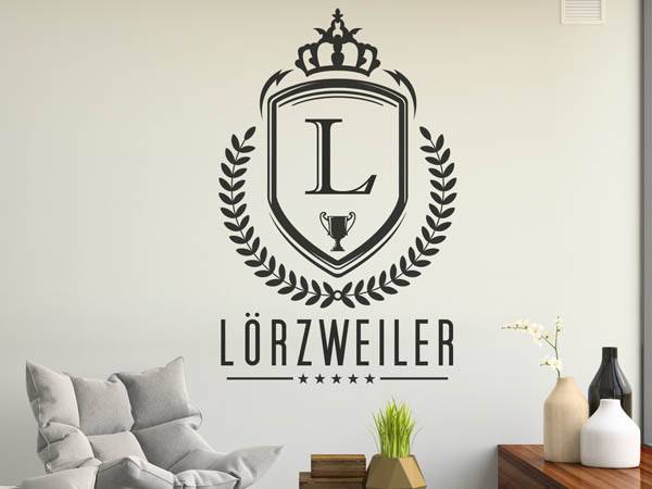 Wandtattoo Lörzweiler Wappen