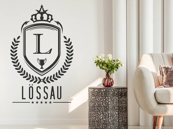 Wandtattoo Lössau Wappen