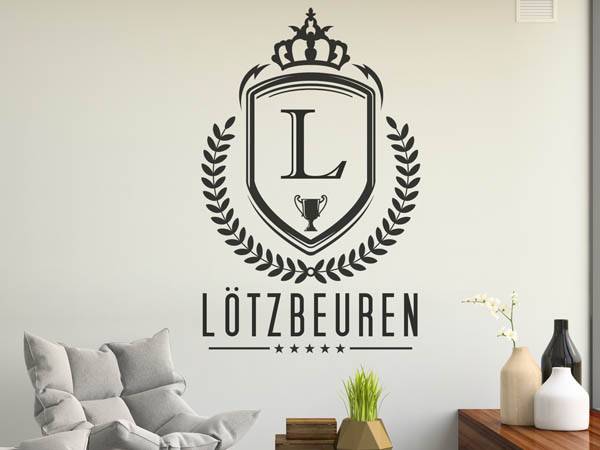 Wandtattoo Lötzbeuren Wappen