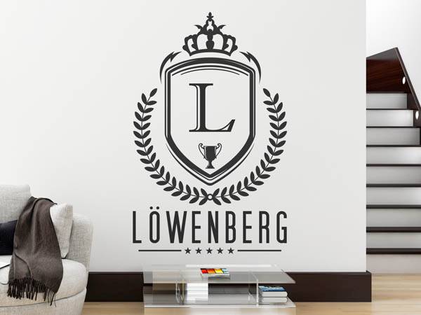 Wandtattoo Löwenberg Wappen