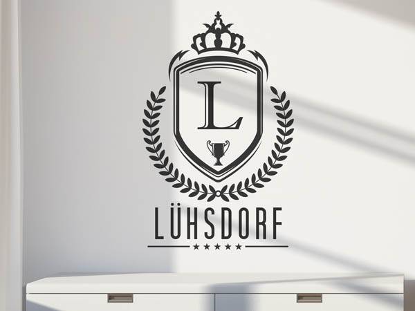 Wandtattoo Lühsdorf Wappen
