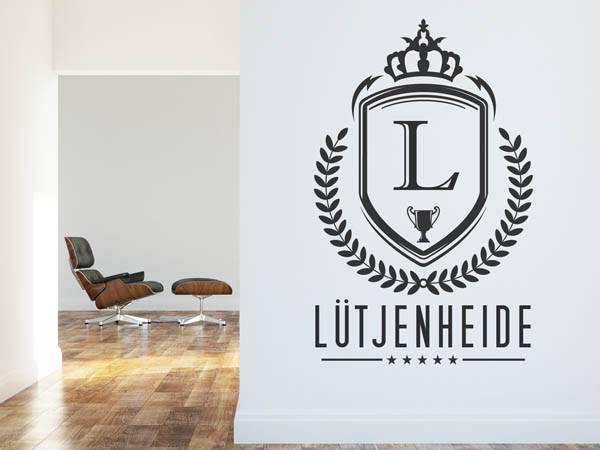 Wandtattoo Lütjenheide Wappen