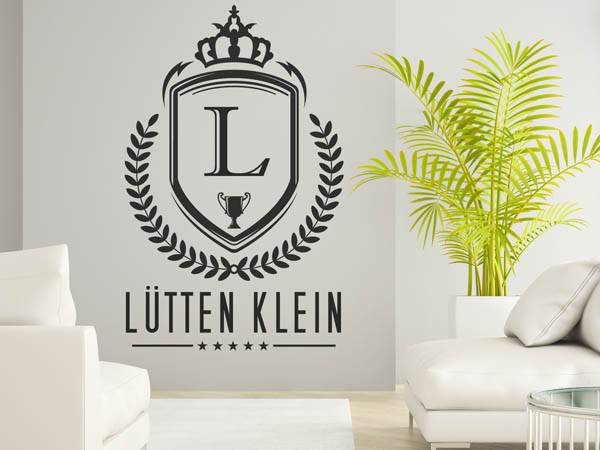 Wandtattoo Lütten Klein Wappen
