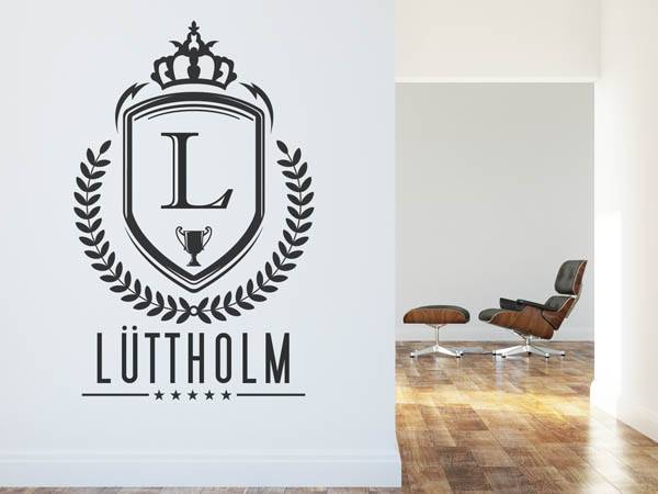 Wandtattoo Lüttholm Wappen