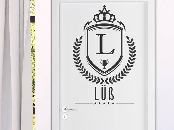 Wandtattoo Lüß Wappen