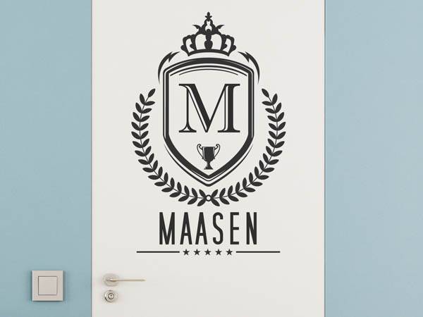 Wandtattoo Maasen Wappen