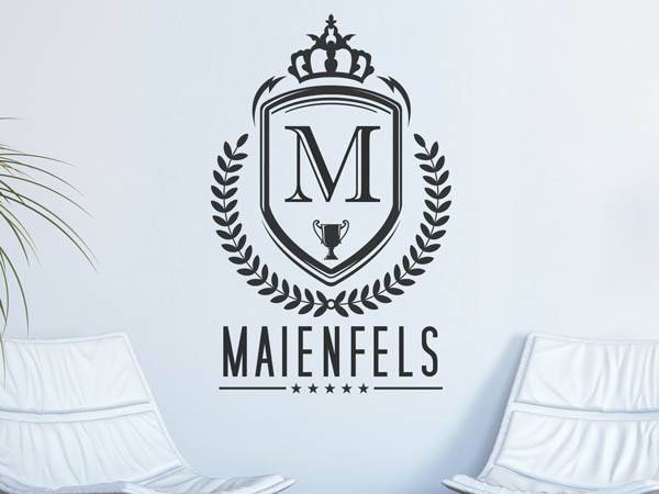 Wandtattoo Maienfels Wappen