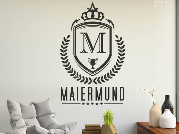 Wandtattoo Maiermund Wappen