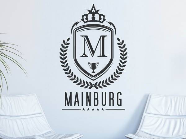 Wandtattoo Mainburg Wappen
