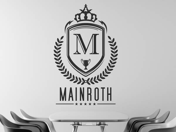 Wandtattoo Mainroth Wappen