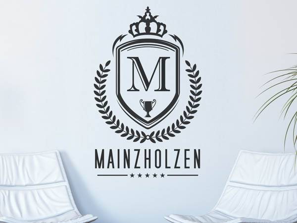Wandtattoo Mainzholzen Wappen