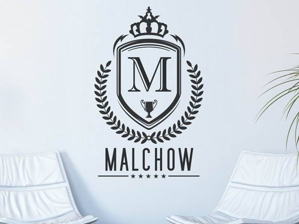 Wandtattoo Malchow Wappen