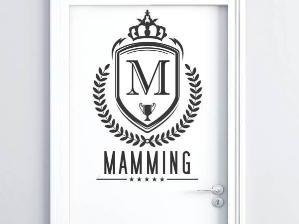 Wandtattoo Mamming Wappen