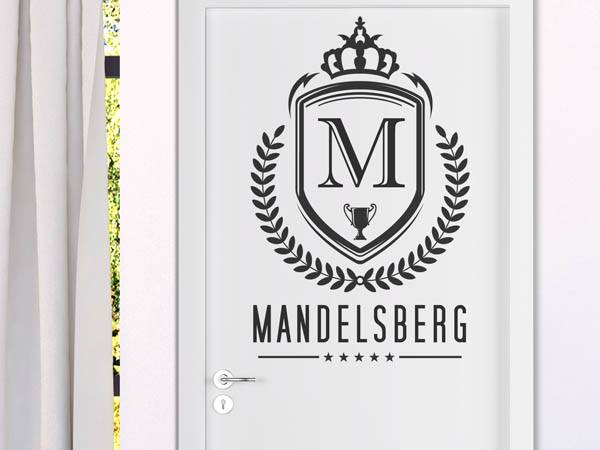 Wandtattoo Mandelsberg Wappen