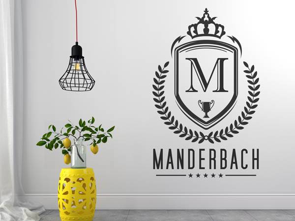 Wandtattoo Manderbach Wappen