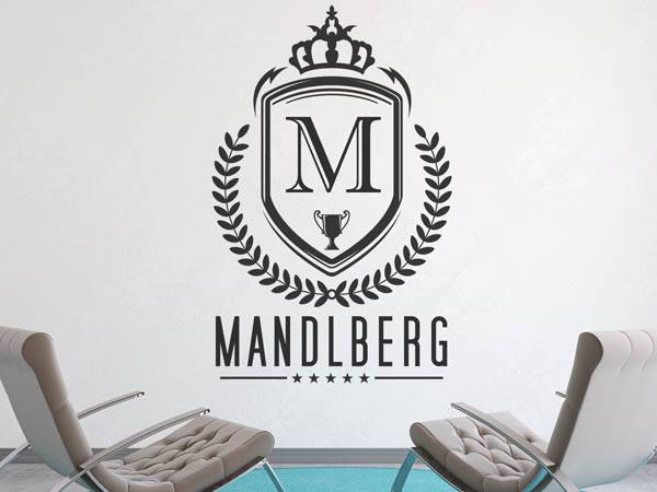 Wandtattoo Mandlberg Wappen