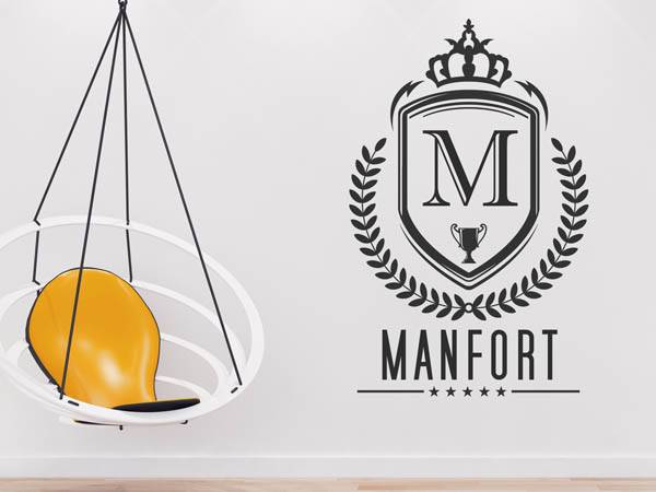 Wandtattoo Manfort Wappen