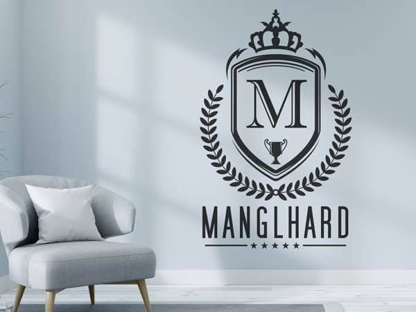 Wandtattoo Manglhard Wappen