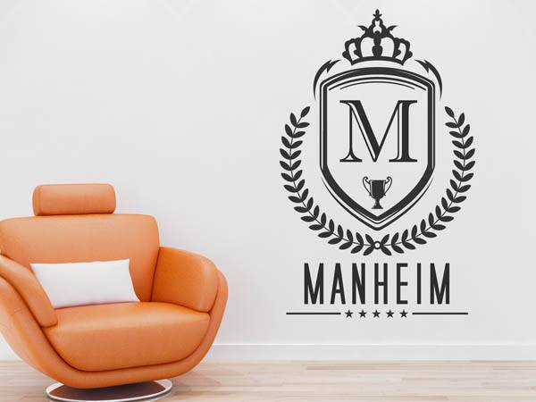 Wandtattoo Manheim Wappen