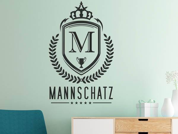Wandtattoo Mannschatz Wappen
