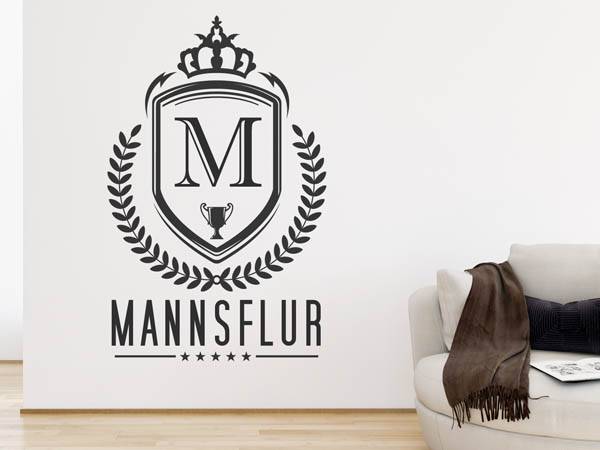 Wandtattoo Mannsflur Wappen