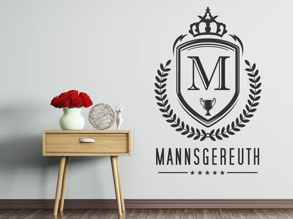 Wandtattoo Mannsgereuth Wappen