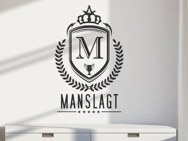 Wandtattoo Manslagt Wappen