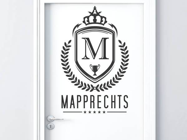 Wandtattoo Mapprechts Wappen