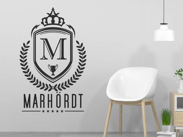 Wandtattoo Marhördt Wappen