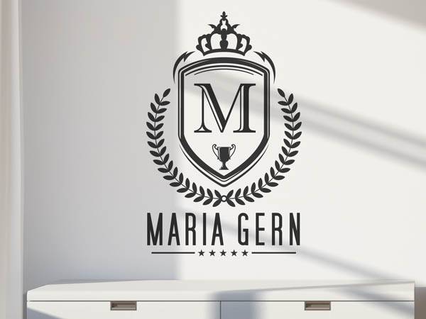 Wandtattoo Maria Gern Wappen