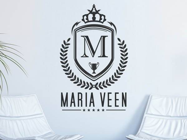 Wandtattoo Maria Veen Wappen