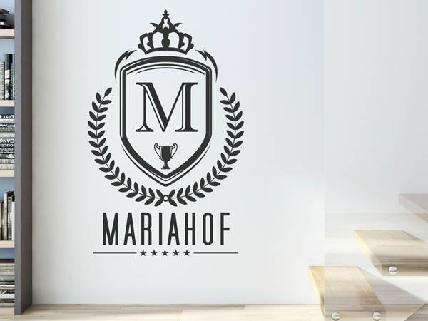 Wandtattoo Mariahof Wappen