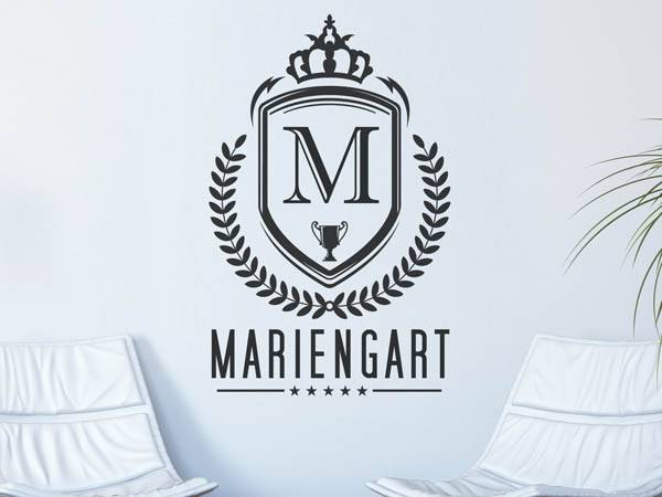 Wandtattoo Mariengart Wappen