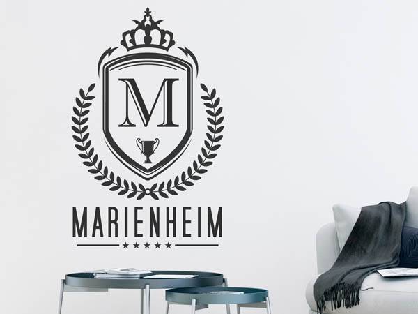 Wandtattoo Marienheim Wappen