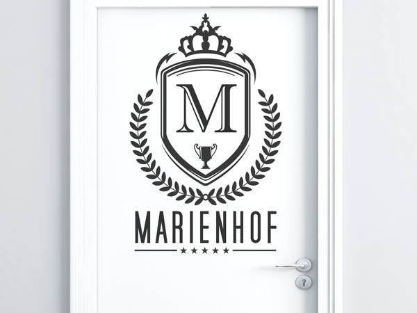 Wandtattoo Marienhof Wappen