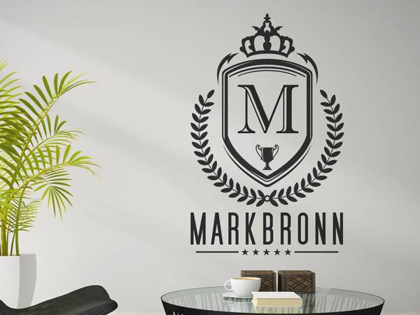 Wandtattoo Markbronn Wappen