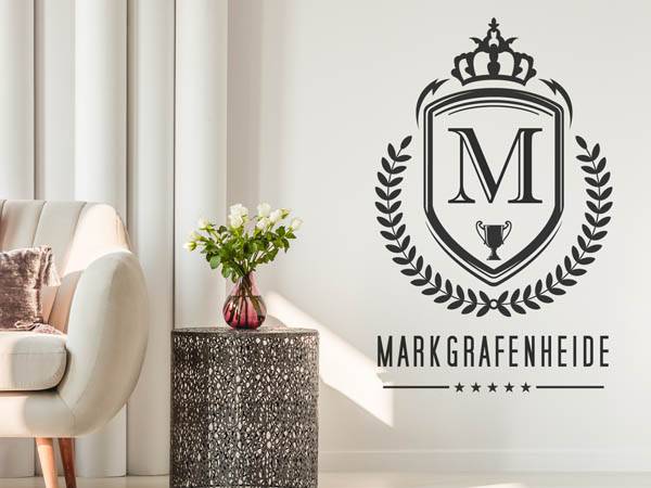 Wandtattoo Markgrafenheide Wappen