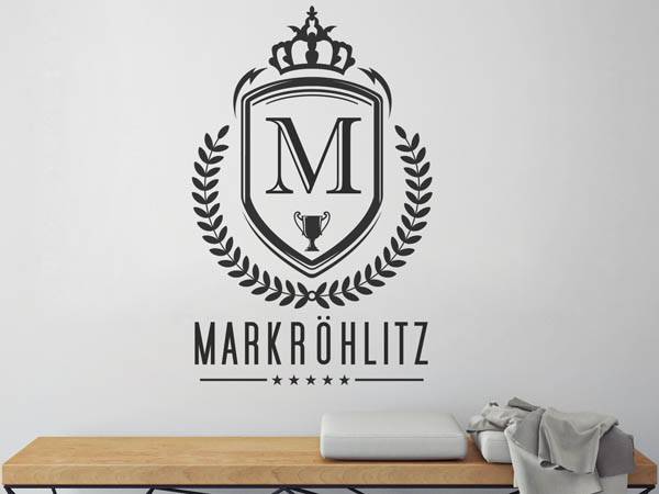Wandtattoo Markröhlitz Wappen