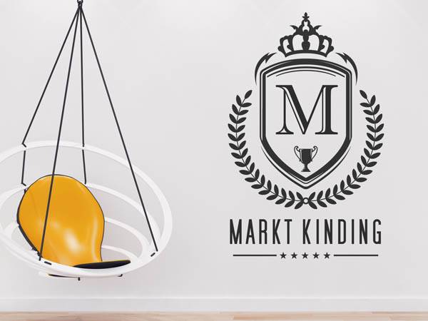 Wandtattoo Markt Kinding Wappen