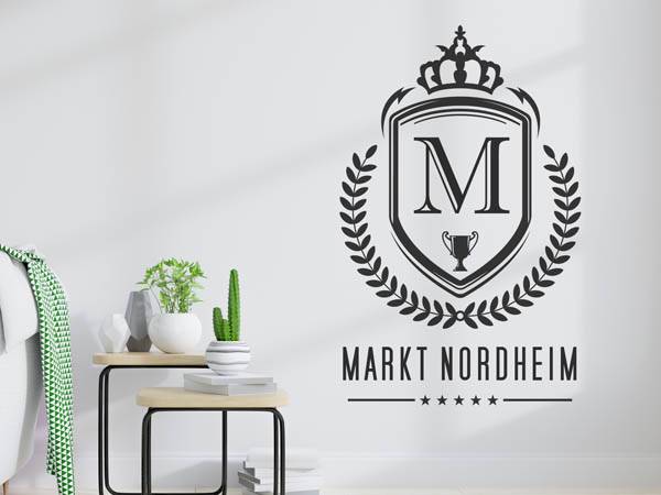 Wandtattoo Markt Nordheim Wappen