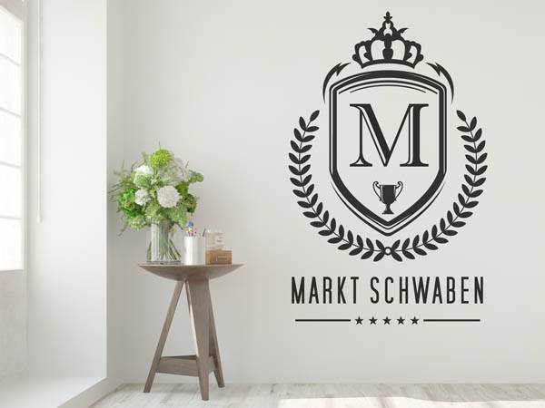 Wandtattoo Markt Schwaben Wappen