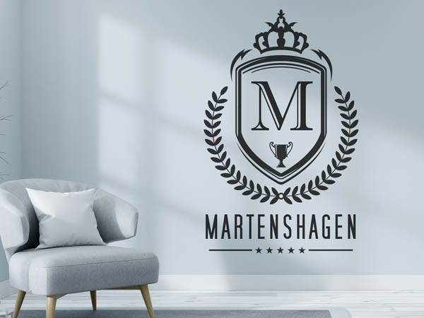 Wandtattoo Martenshagen Wappen